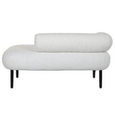 DKD Home Decor Kavč DKD Home Decor Bela Črna Kovina Scandi 127,5 x 73,5 x 64 cm