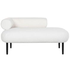 DKD Home Decor Kavč DKD Home Decor Bela Črna Kovina Scandi 127,5 x 73,5 x 64 cm