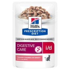 Hill's Hrana za mačke Hill's Digestive Care Piščanec Losos Prašič 85 g