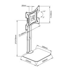 Maclean Stenski nosilec MacLean MC-451 15" 42"