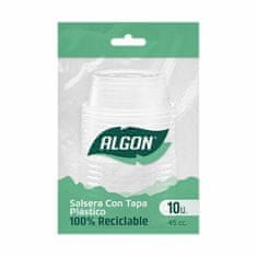 Algon Set skled za večkratno uporabo Algon Omake 10 Kosi Plastika 45 ml (36 Kosov)