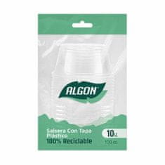 Algon Set skled za večkratno uporabo Algon Omake 10 Kosi Plastika 100 ml (36 Kosov)