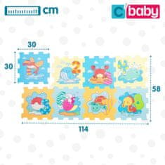 Colorbaby Preproga za igranje Colorbaby Morski EVA 8 Kosi (4 kosov)