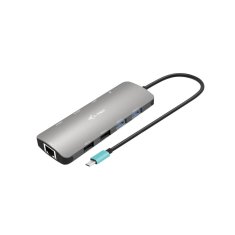 I-TEC USB Hub i-Tec C31NANOHDM2DOCPD 100 W Srebrna