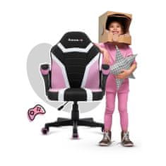 Huzaro Stol Gaming Huzaro HZ-Ranger 1.0 pink mesh Črn/Roza Otroci