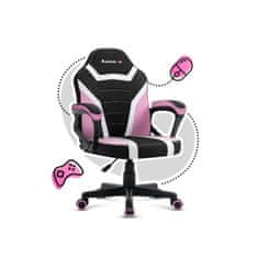 Huzaro Stol Gaming Huzaro HZ-Ranger 1.0 pink mesh Črn/Roza Otroci