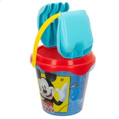 Mickey Mouse Komplet igrač za na plažo Mickey Mouse Ø 14 cm Plastika (24 kosov)