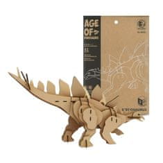 Lesena 3D sestavljanka Stegosaurus