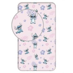 JERRY FABRICS Prevleka Lilo and Stitch Pink Bombaž, 90/200 cm