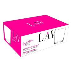 LAV Set očal LAV Assos 360 ml 6 Kosi (8 kosov)