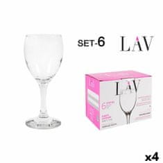 LAV Set kozarcev za vino LAV Bela 200 ml 6 Kosi (4 kosov)