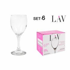 LAV Set kozarcev za vino LAV Bela 200 ml 6 Kosi (4 kosov)