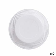 Algon Set posod Algon Za enkratno uporabo Bela Karton 18 cm (10 kosov)