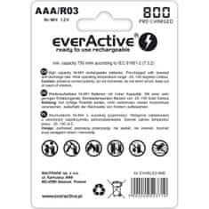 everActive Polnjive Baterije EverActive EVHRL03-800 R03 AAA 1,2 V