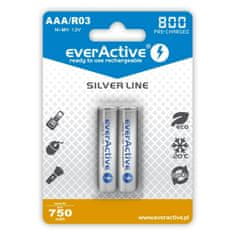 everActive Polnjive Baterije EverActive EVHRL03-800 AAA R03 1,2 V 3.7 V (2 kosov)