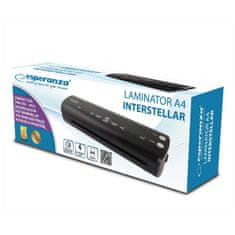 Esperanza Naprava za plastificiranje Esperanza Laminator A4 Interstellar Črna