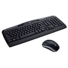 Logitech Tipkovnica Logitech Wireless Combo MK330 Črna QWERTY Qwerty US