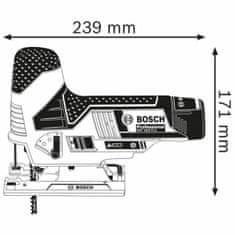 Bosch Vbodna žaga BOSCH Professional GST 12V-70 12 V