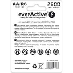 everActive Polnjive Baterije EverActive EVHRL6-2600 2500 mAh 1,2 V