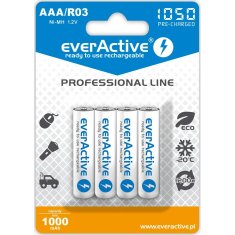 everActive Polnjive Baterije EverActive EVHRL03-1050 1,2 V AAA