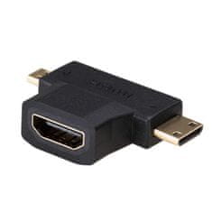 Akyga Adapter iz HDMI v Micro HDMI Akyga AK-AD-23 Mini HDMI Črna