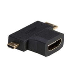 Akyga Adapter iz HDMI v Micro HDMI Akyga AK-AD-23 Mini HDMI Črna