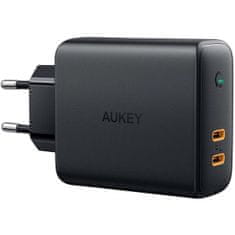 Aukey Stenski Polnilec Aukey PA-D5 Črna