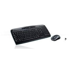 Logitech Tipkovnica in Miška Logitech Wireless Combo MK330 Črna Qwerty US