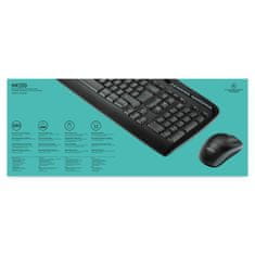 Logitech Tipkovnica in Miška Logitech Wireless Combo MK330 Črna Qwerty US