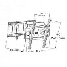 ART Stenski nosilec ART AR-51