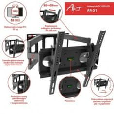 ART Stenski nosilec ART AR-51