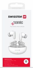 SLUŠALKE SWISSTEN BLUETOOTH TWS SONIC WHITE