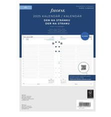 Koledar FILOFAX 2025 A5, dan/1 stran, vrstice, CZ+SJ