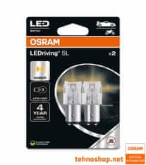 Osram ŽARNICA LED P21/5W LEDriving SL 12V 1,3W 7528DYP-2BL BAY15d 2BL