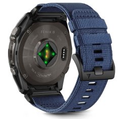 Tech-protect Nylon Classic pašček za Garmin Fenix 5 / 6 / 6 Pro / 7 / 8 47mm / E, navy