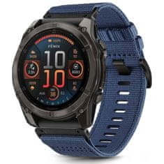 Tech-protect Nylon Classic pašček za Garmin Fenix 5 / 6 / 6 Pro / 7 / 8 47mm / E, navy