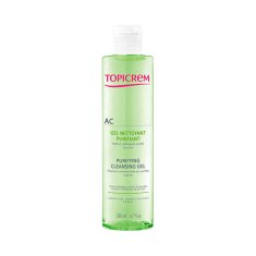 Topicrem (Purifying Clean sing Gel) AC (Purifying Clean sing Gel) mastna in občutljiva koža (Purifying Clean (Neto kolièina 400 ml)