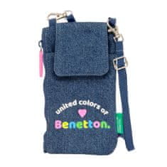 Benetton Denarnica Benetton Denim Mobilna torba Modra