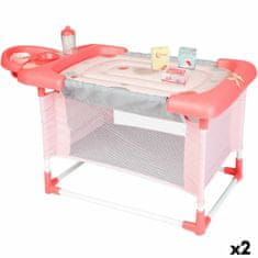 Colorbaby Previjalna miza za punčke Colorbaby 3 v 1 68 x 32,5 x 34 cm 2 kosov