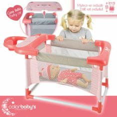 Colorbaby Previjalna miza za punčke Colorbaby 3 v 1 68 x 32,5 x 34 cm 2 kosov