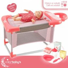 Colorbaby Previjalna miza za punčke Colorbaby 3 v 1 68 x 32,5 x 34 cm 2 kosov