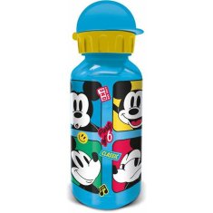 Mickey Mouse Steklenica Mickey Mouse Fun-Tastic 370 ml Otroška Aluminij