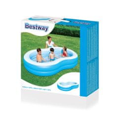 Bestway Napihljiv bazen za otroke Bestway Pisana 262 x 157 x 46 cm