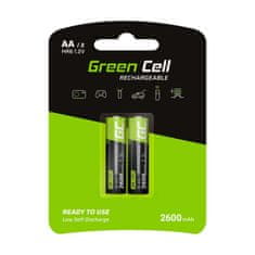 Green Cell Baterija za polnjenje Green Cell GR05 2600 mAh 1,2 V AA