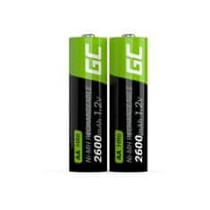 Green Cell Baterija za polnjenje Green Cell GR05 2600 mAh 1,2 V AA