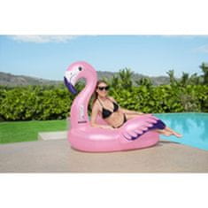 Bestway Napihljiv plovec Bestway Roza flamingo 153 x 143 cm