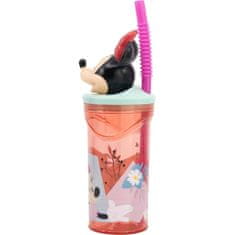 Minnie Mouse Kozarec s Slamico Minnie Mouse CZ11337 Roza 360 ml 3D