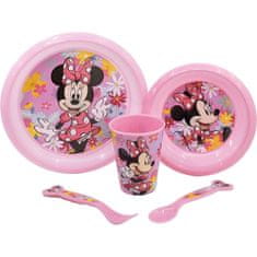 Minnie Mouse Set Otroškega Jedilnega Pribora Minnie Mouse CZ11312 Roza 5 Kosi