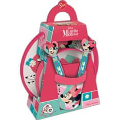 Minnie Mouse Set Otroškega Jedilnega Pribora Minnie Mouse CZ11307 Roza 5 Kosi