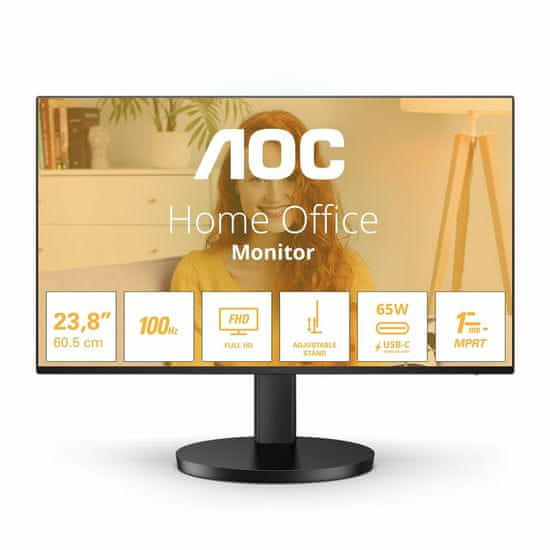 AOC Monitor AOC 24B3CF2 Full HD 23,8" 100 Hz